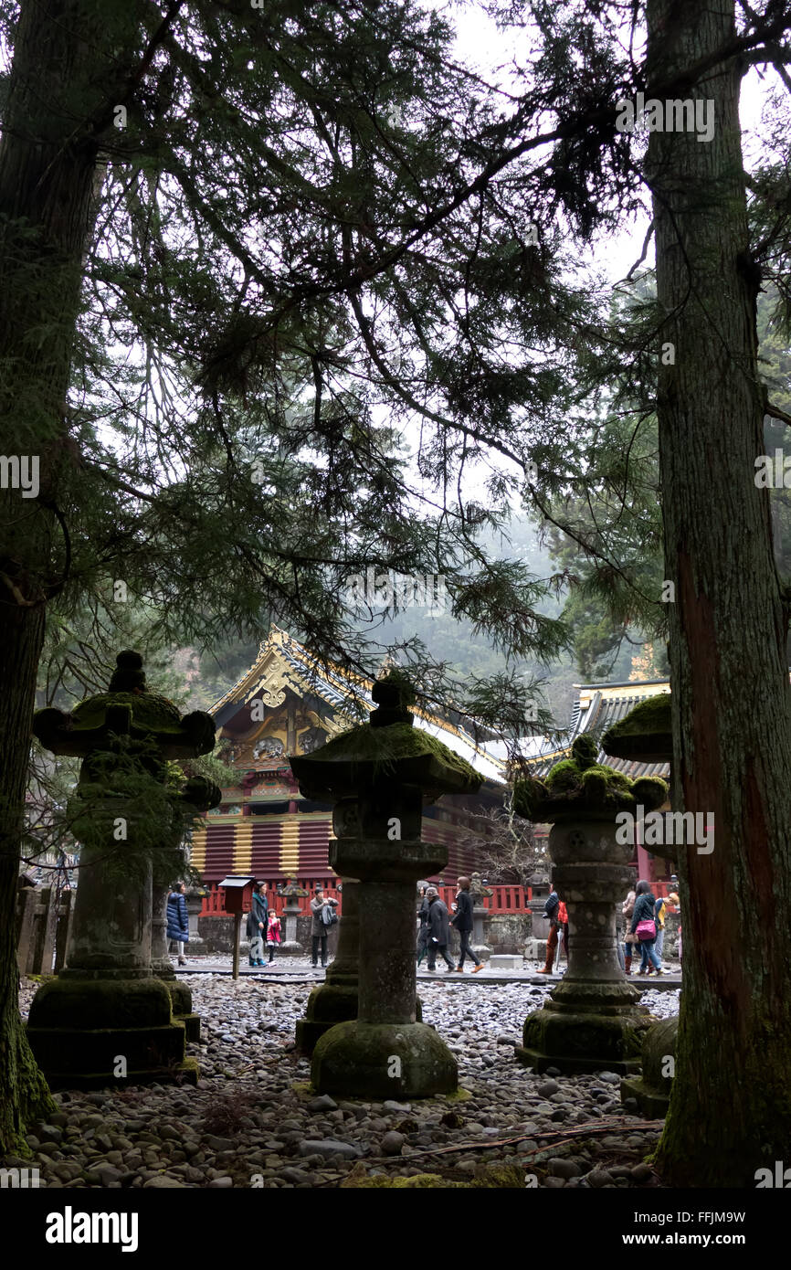 Toshogu shrine, temple, pagoda, religious building in Nikko, Japan