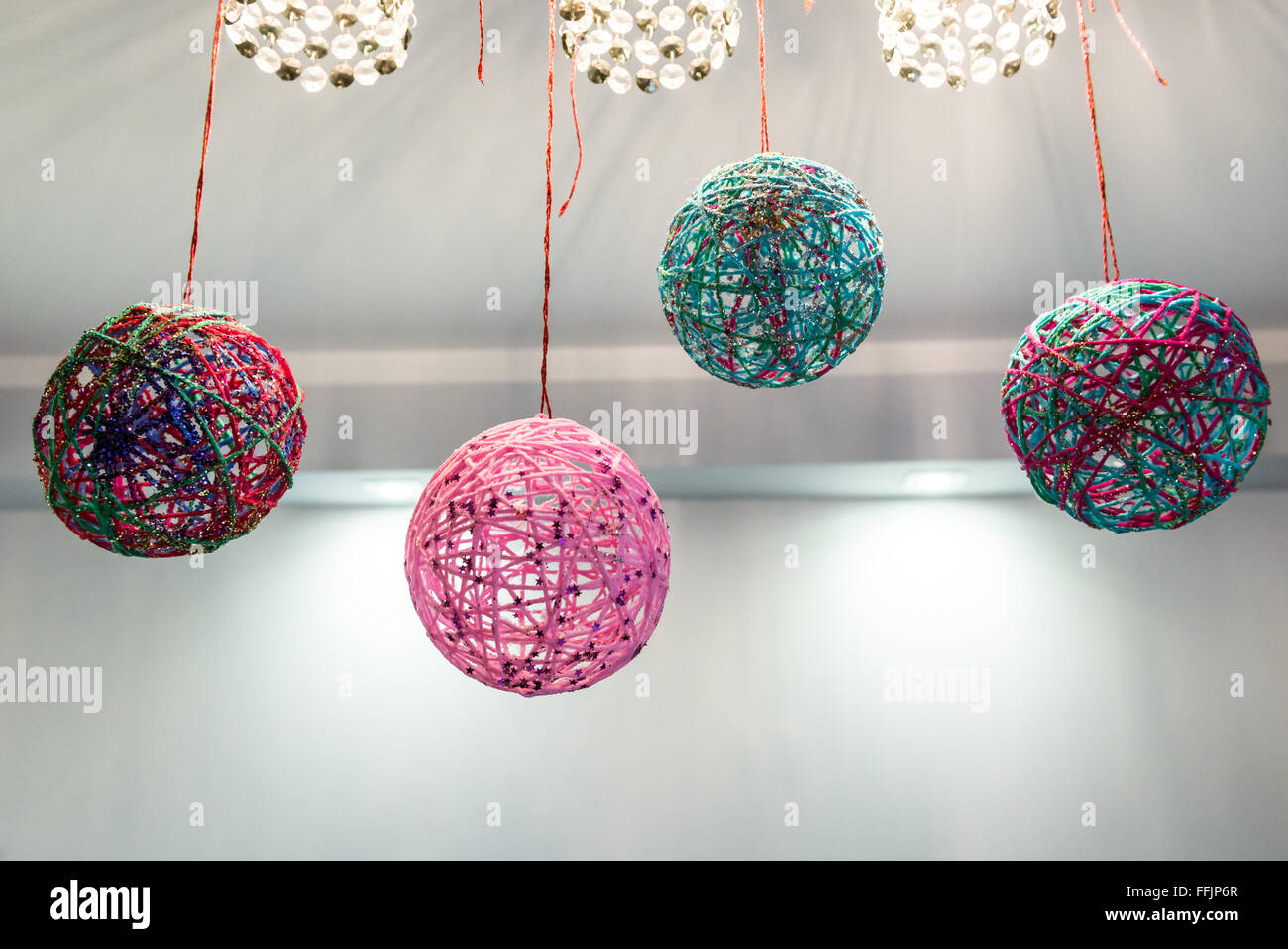 christmas wool balls