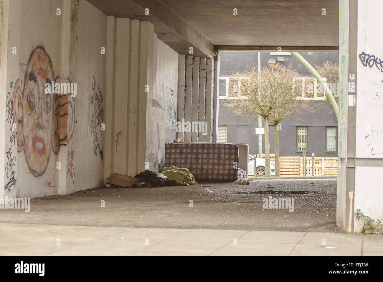 Liverpool homeless home Stock Photo Alamy