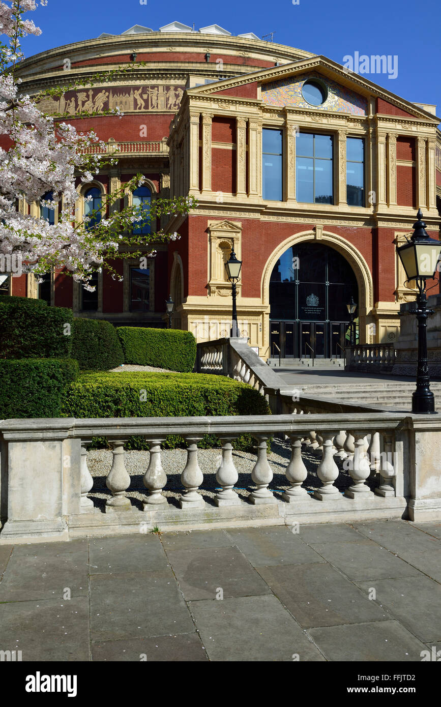 The South Porch, Royal Albert Hall, Kensington Gore, Kensington and Chelsea, London, United Kingdom Stock Photo