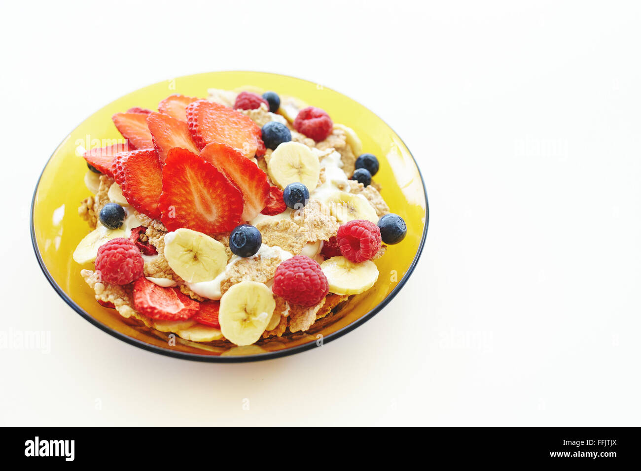 Healthy cereal breakfast Stock Photo