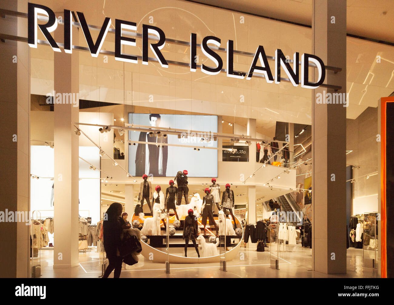 River Island shop store, Bullring shopping centre, Birmingham Stock Photo Alamy