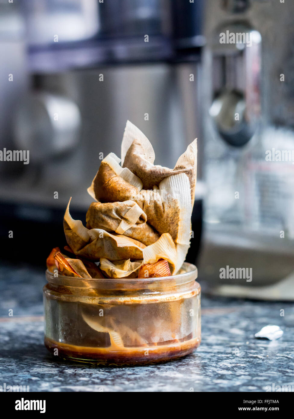 Used tea bags hires stock photography and images Alamy