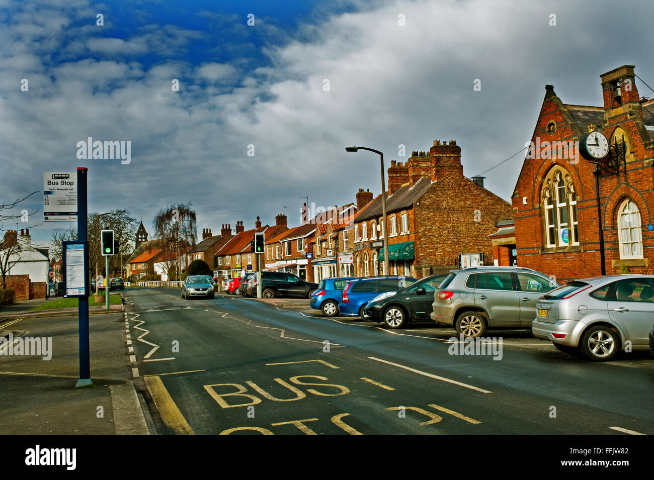 Haxby High Street, York Stock Photo Alamy