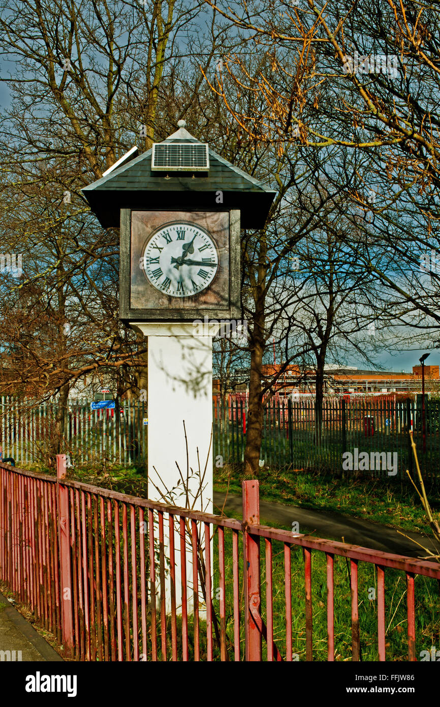 Nestles Coca works clock, York Stock Photo