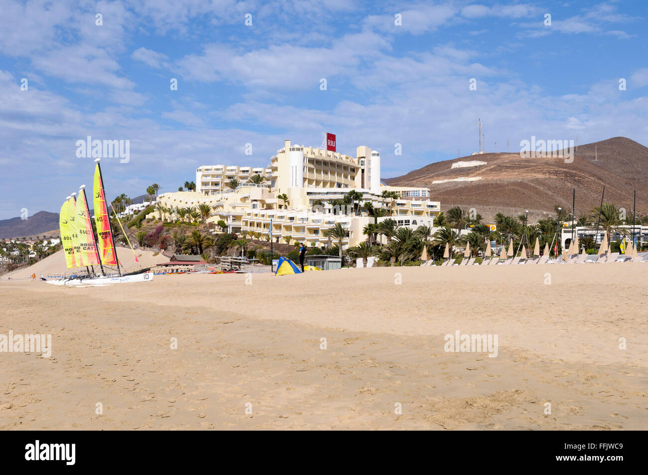 Riu Palace Jandi Hotel, Morro Jable, Canary Islands, Fuerteventura,  Spain Stock Photo