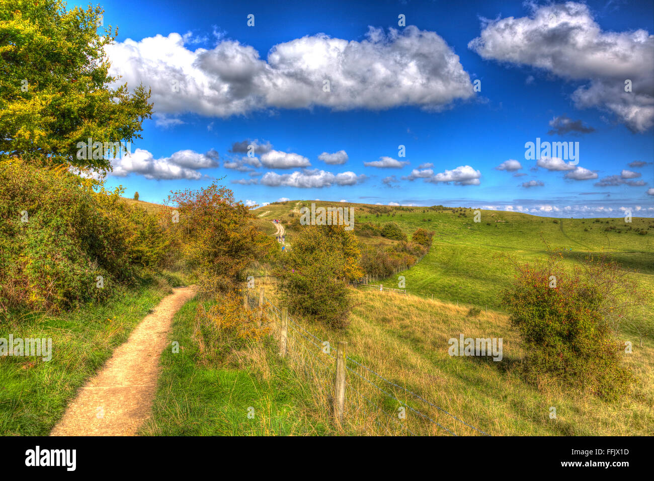 The ridgeway path chiltern hills hires stock photography and images
