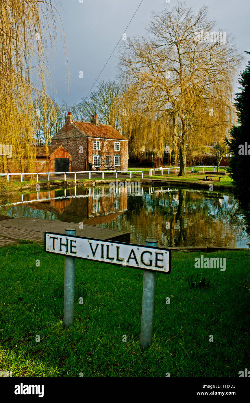 Wyre Pond, Haxby, Yorkshire Stock Photo