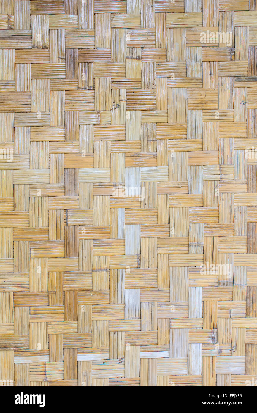 bamboo wall texture Stock Photo