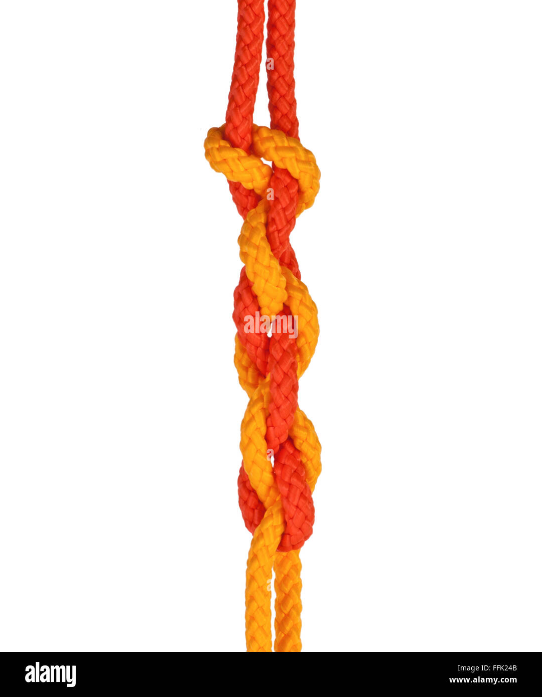 Strong Rope with Single Knot - Concept Image Stock Photo - Image of burl,  rope: 279595674