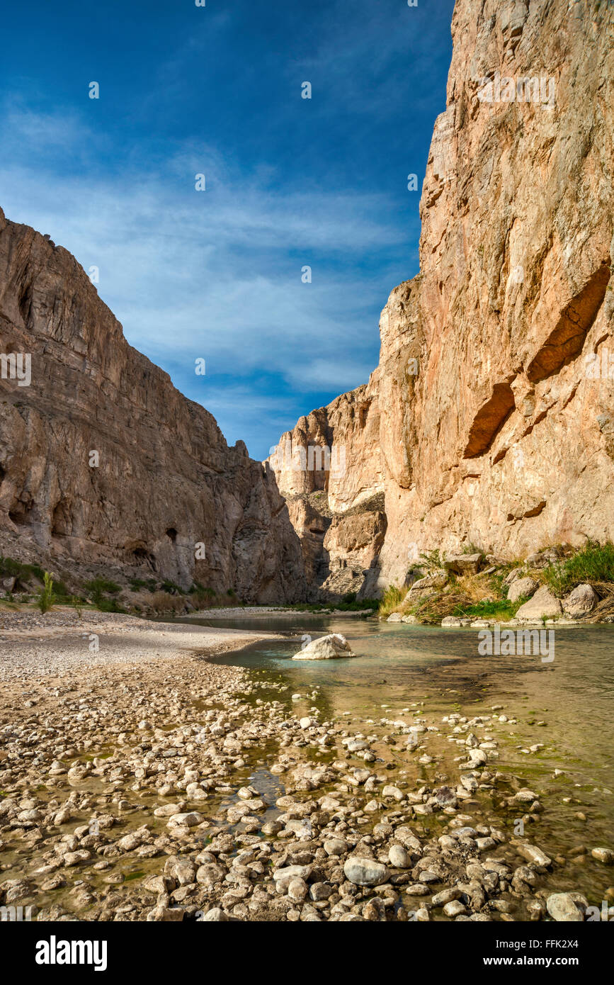 Rio Grande in Boquillas Canyon, Chihuahuan Desert, Big