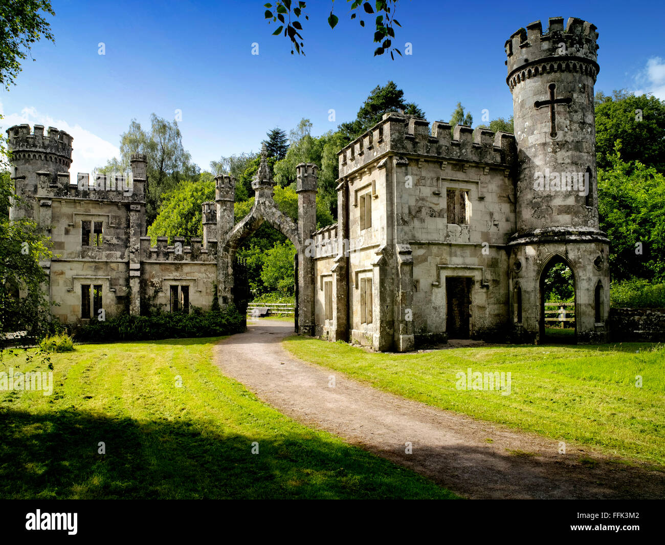 Ballysaggartmore Towers Lismore, Waterford Ireland Stock Photo Alamy