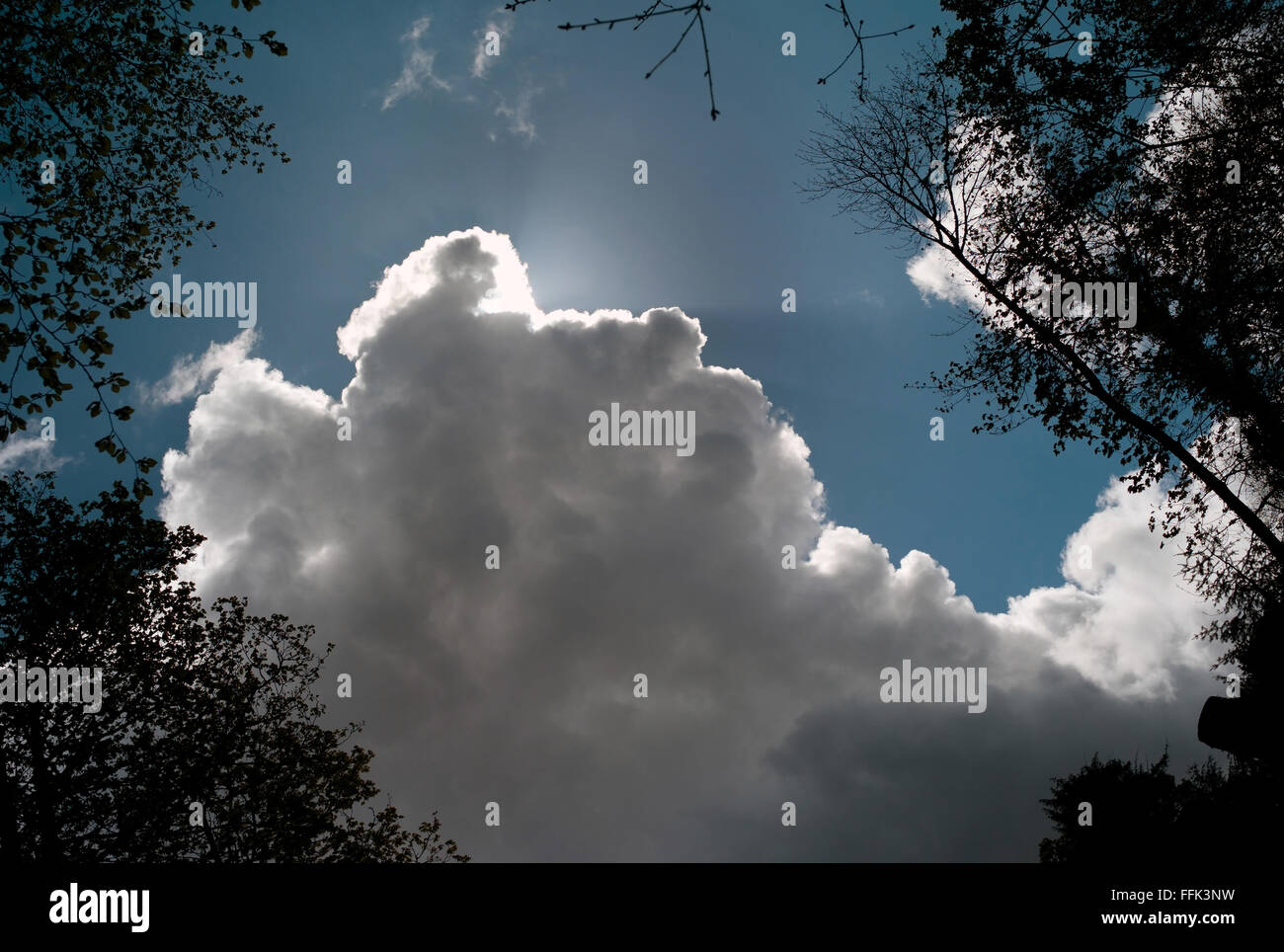 stormy cloud formation / God sky Stock Photo - Alamy