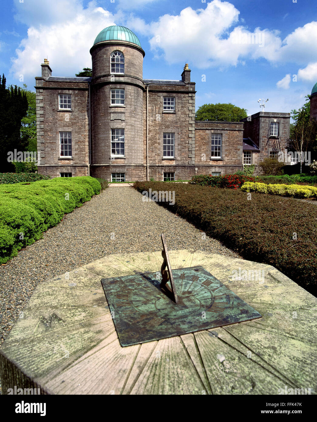 Sundial Armagh Observatory Armagh Northern Ireland Stock Photo