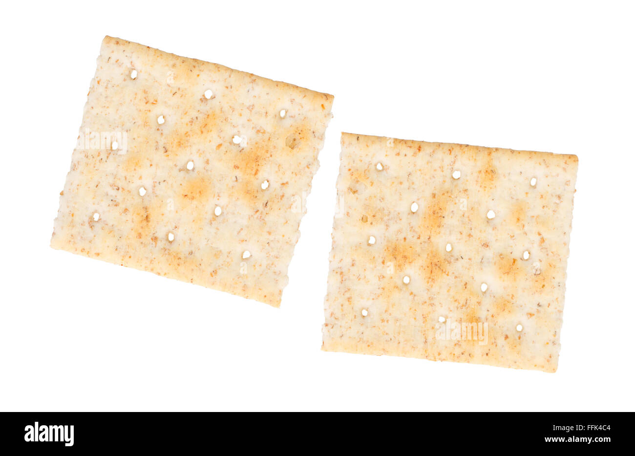 Small crackers isolated on a white background Stock Photo - Alamy