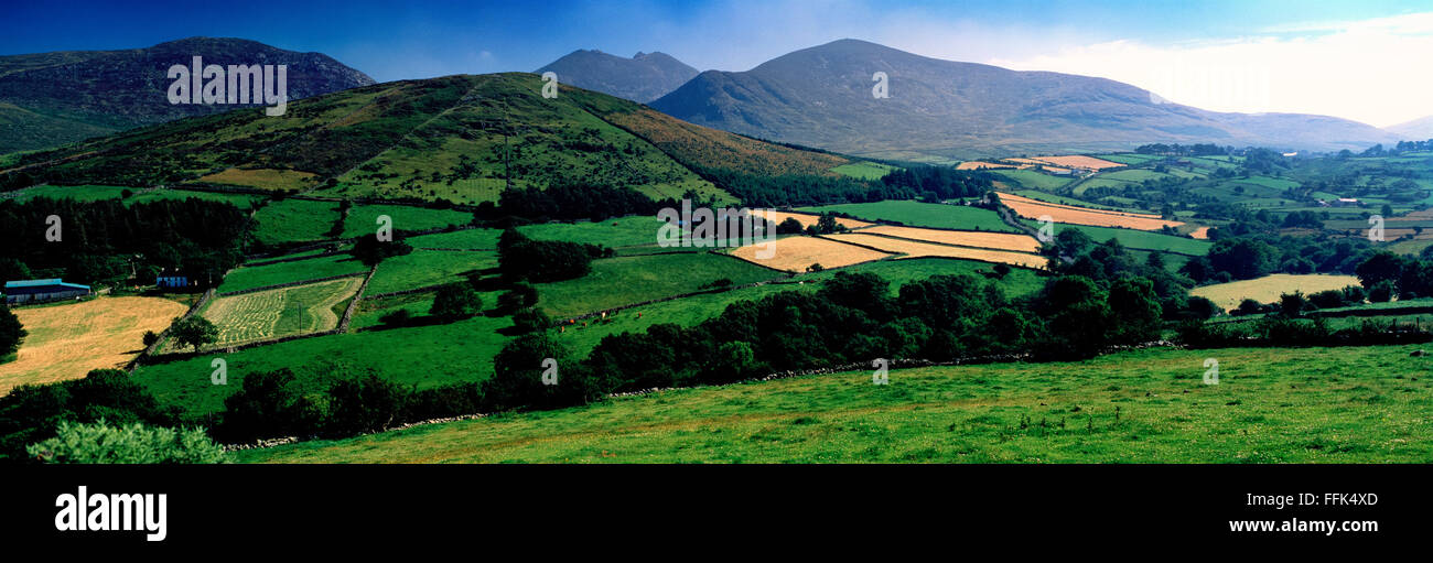 Trassey road Mournes Mourne mountains Northern Ireland Stock Photo