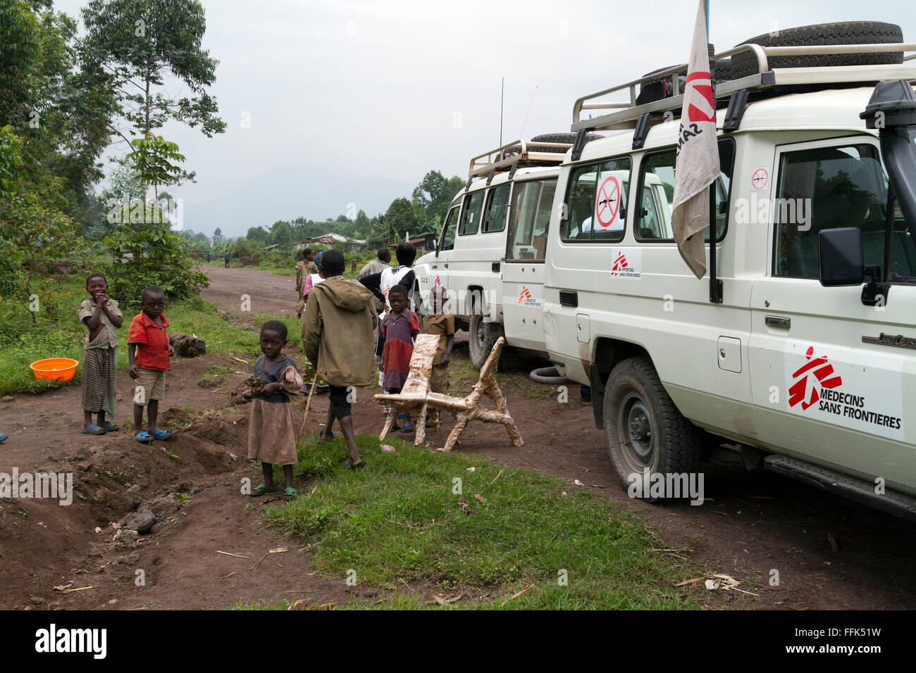 Virunga National Park ,On the road between Goma and Rutshuru ,North