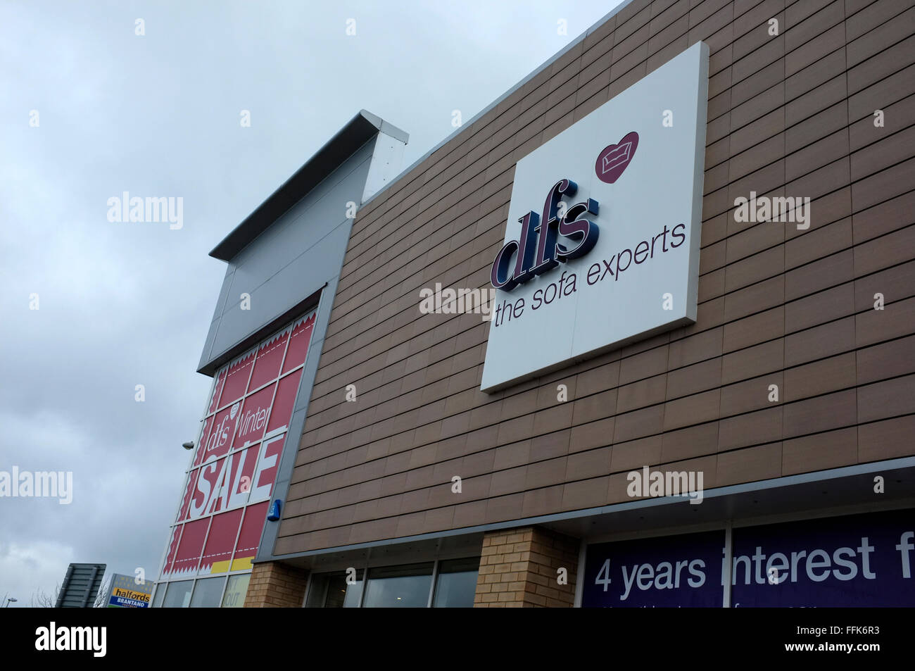 dfs the sofa experts store in westwood cross thanet west kent uk february 2016 Stock Photo