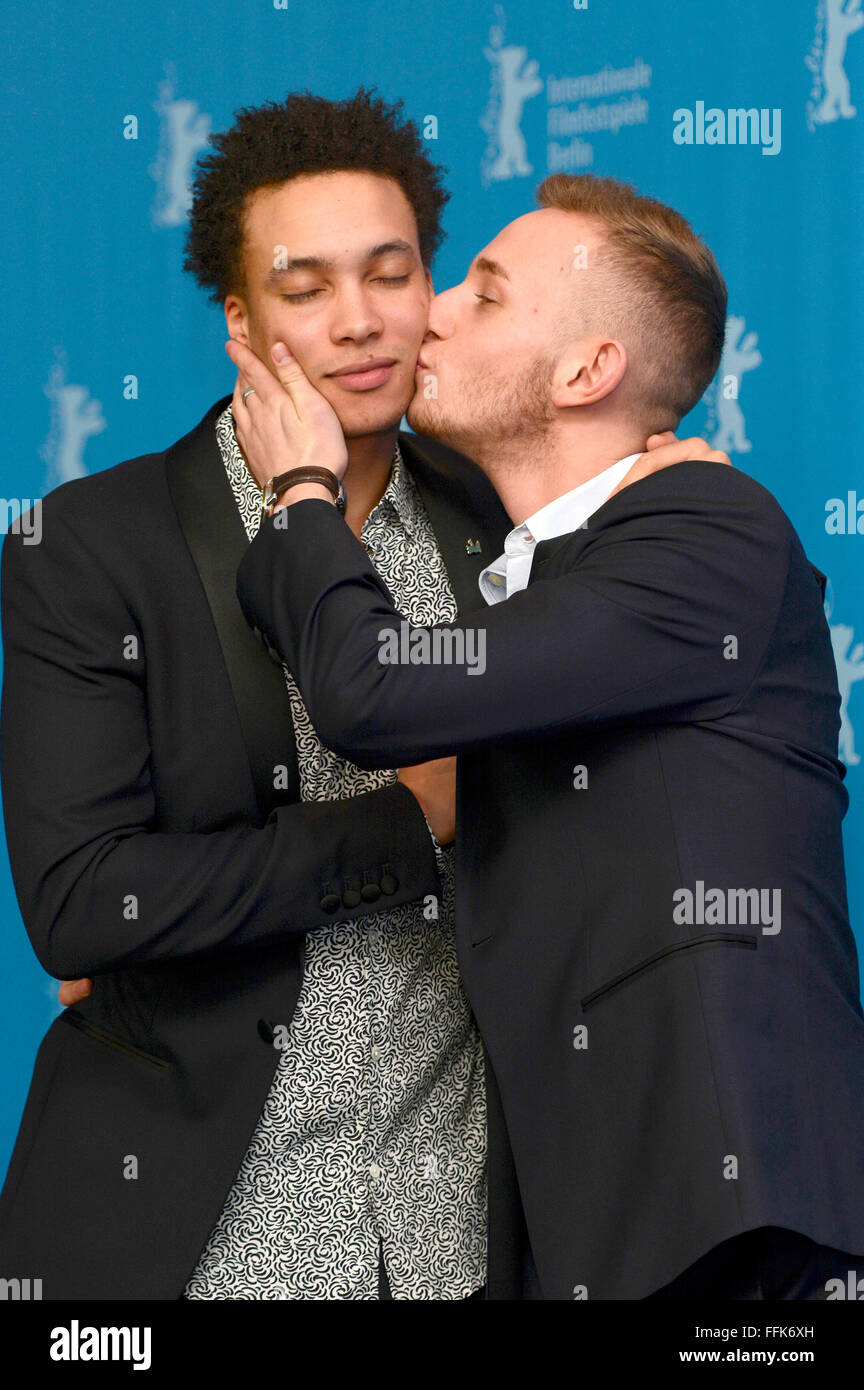 Corentin Fila and Kacey Mottet Klein during the 'Quand on a 17 ans / Being  17' photocall at the 66th Berlin International Film Festival / Berlinale  2016 on February 14, 2016 in Berlin, Germany Stock Photo - Alamy