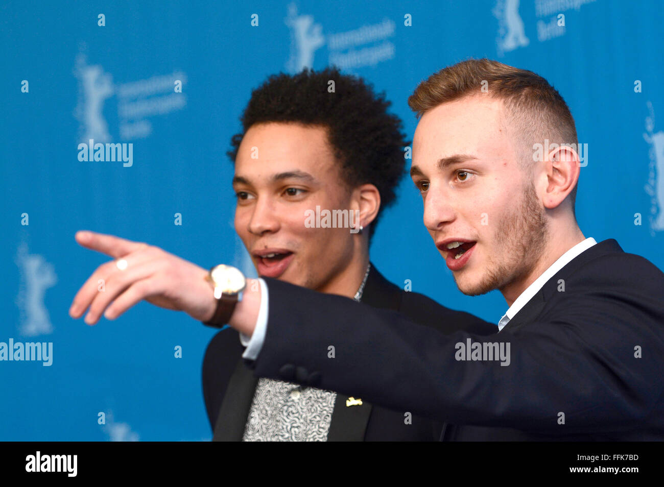 Corentin Fila and Kacey Mottet Klein during the 'Quand on ...