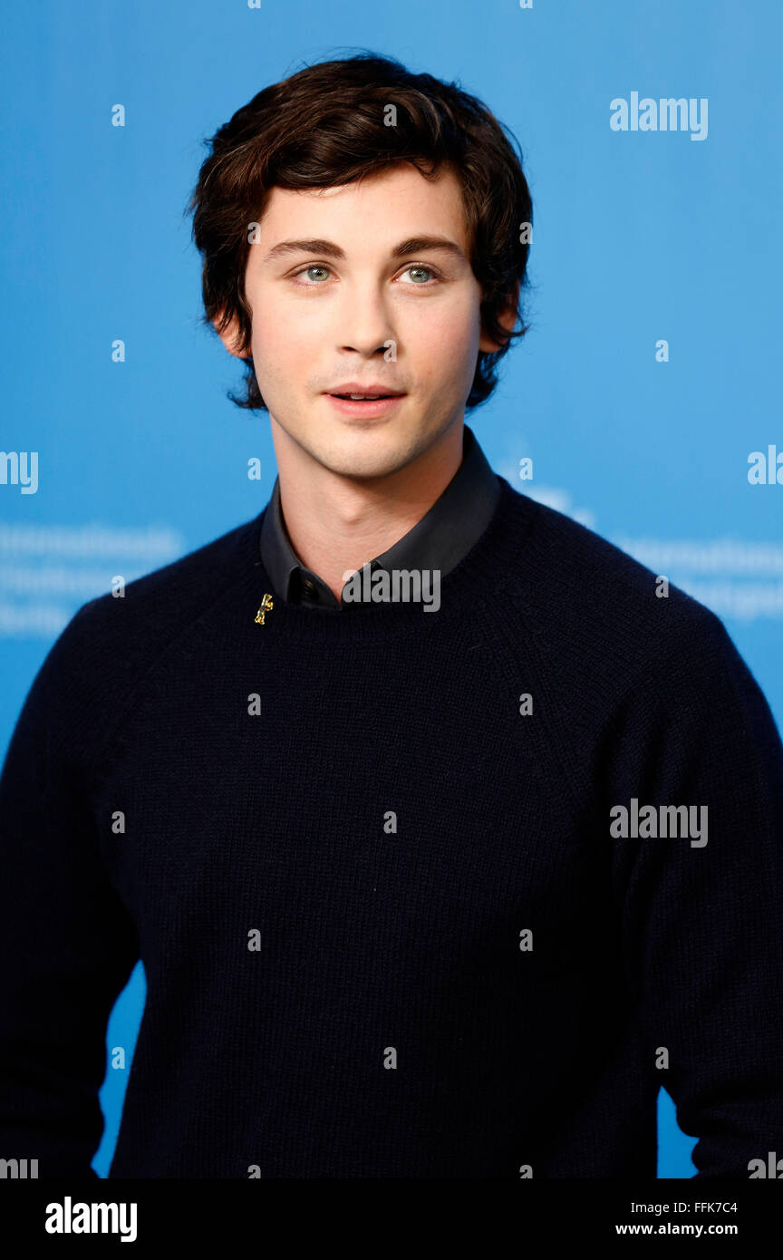 Berlin Germany 14th Feb 2016 Logan Lerman During The Stock