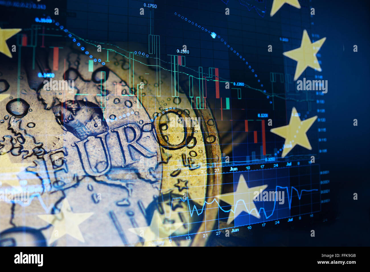 euro invest concept Stock Photo - Alamy
