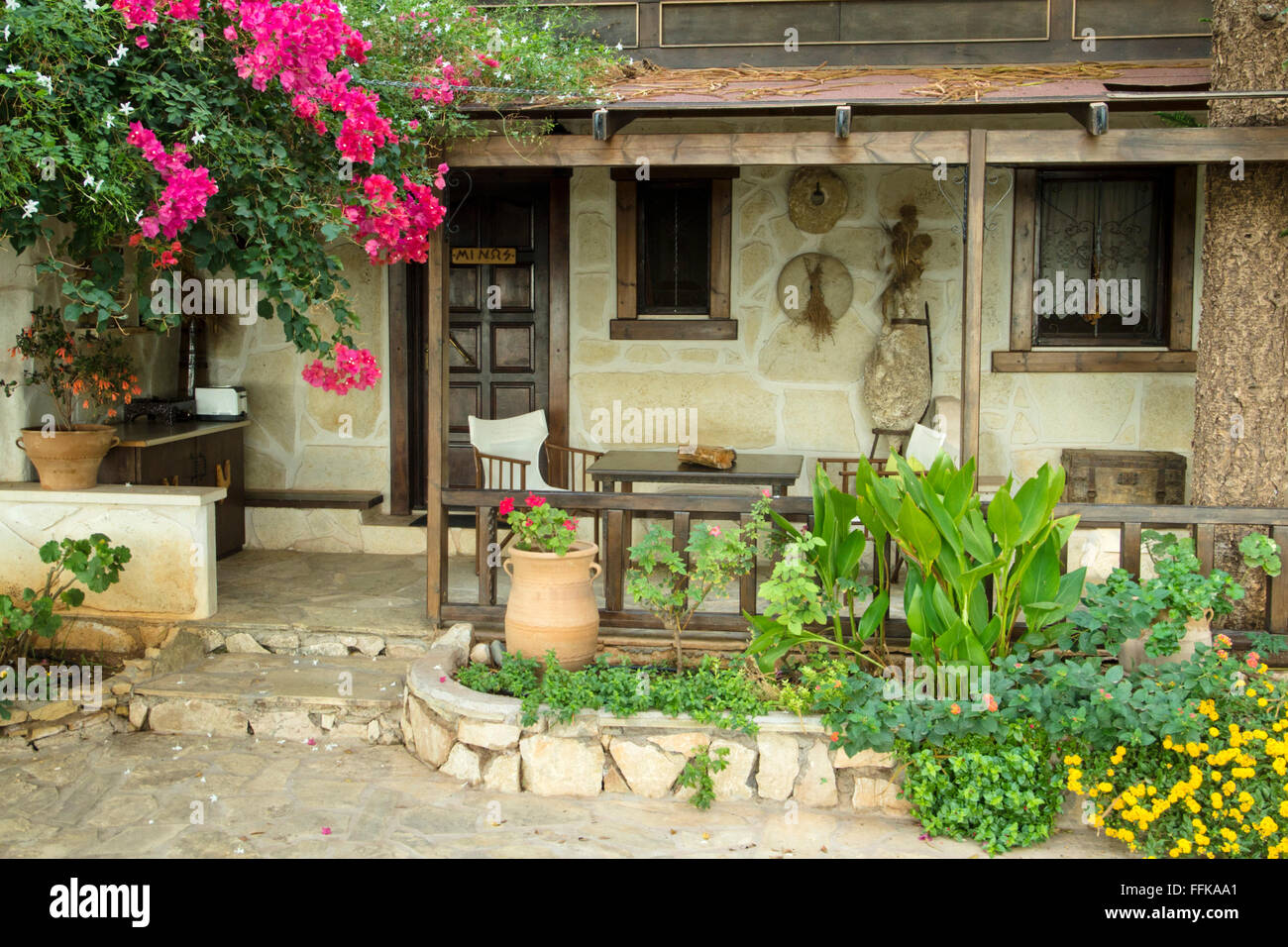 Griechenland, Kreta, Kato Zakros, Stella Apartments Stock Photo Alamy