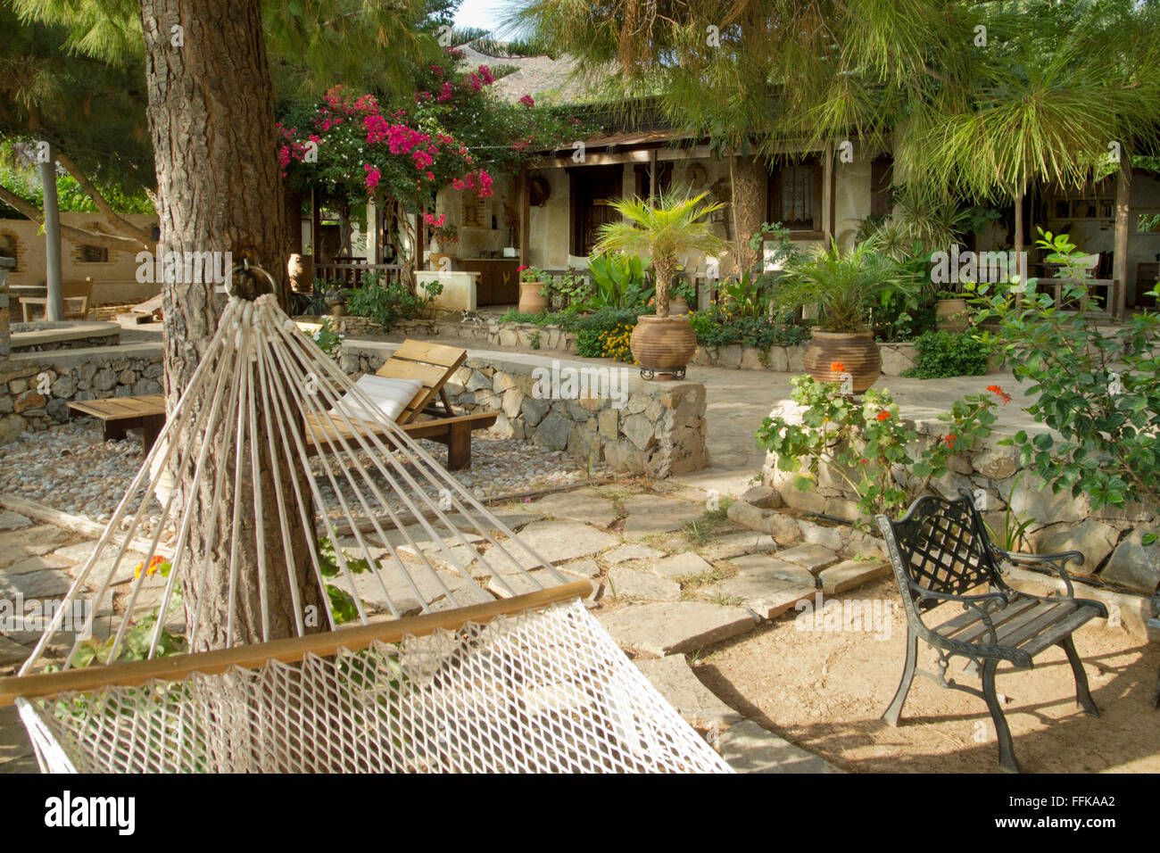 Griechenland, Kreta, Kato Zakros, Stella Apartments Stock Photo Alamy