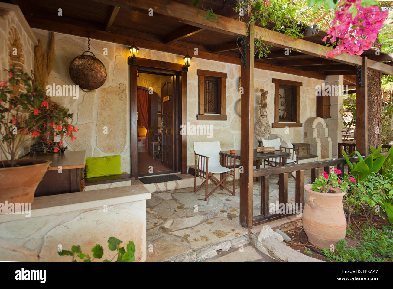 Griechenland, Kreta, Kato Zakros, Stella Apartments Stock Photo Alamy