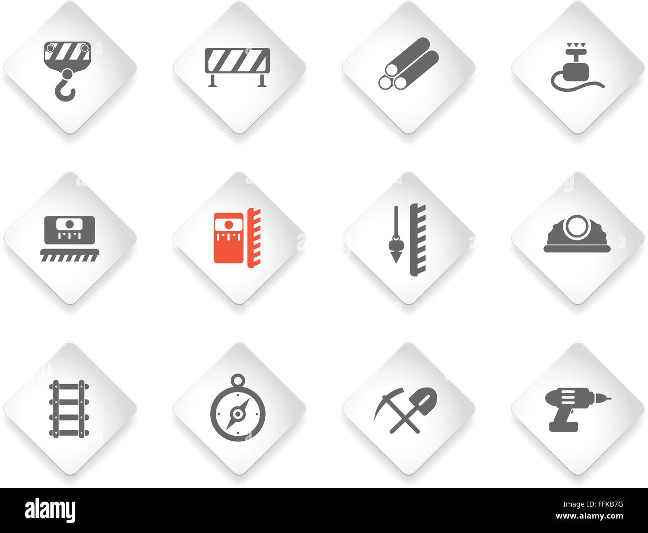 Symbols of building equipment Stock Vector Image & Art - Alamy