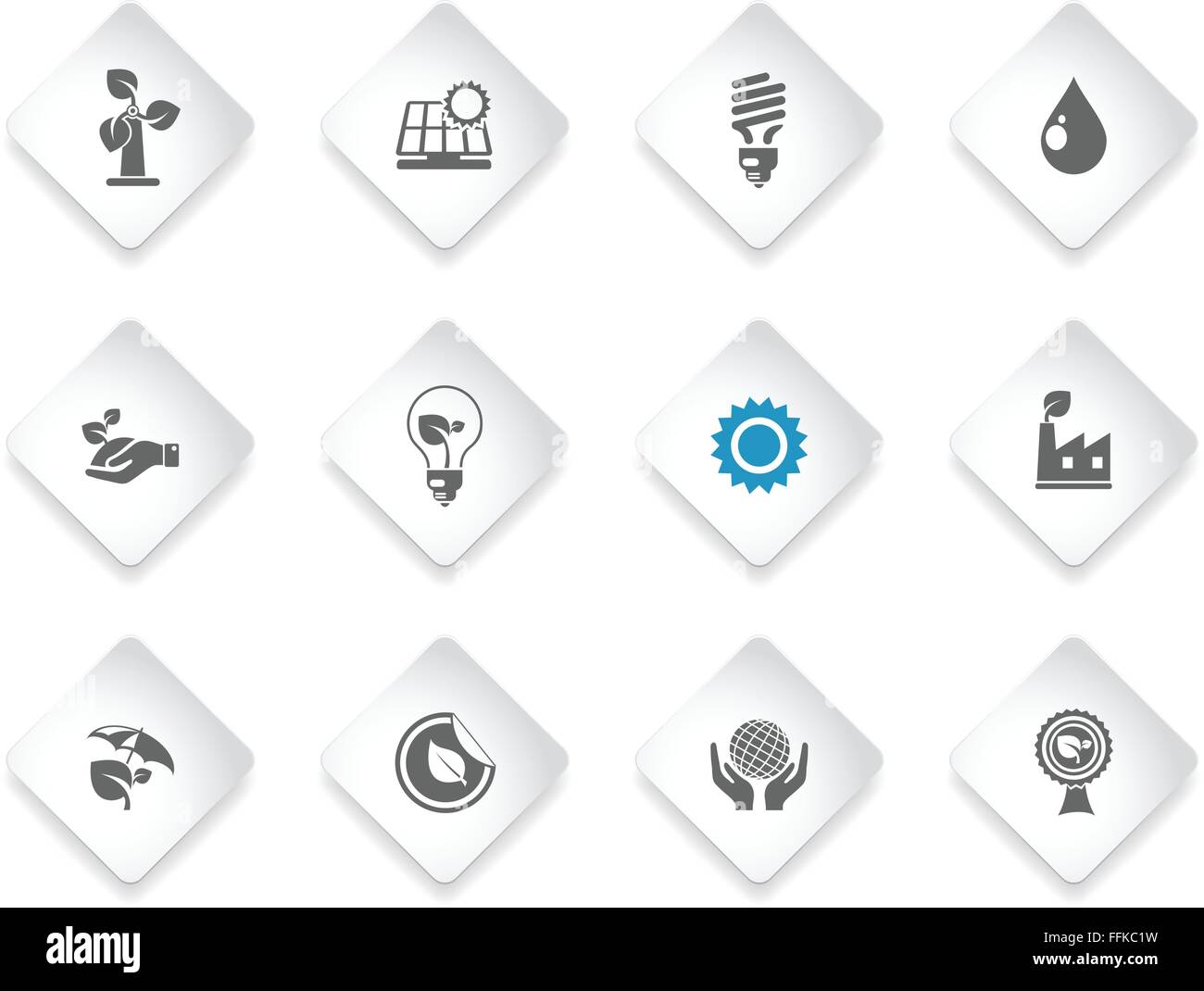 Ecology Icon set Stock Vector Image & Art - Alamy
