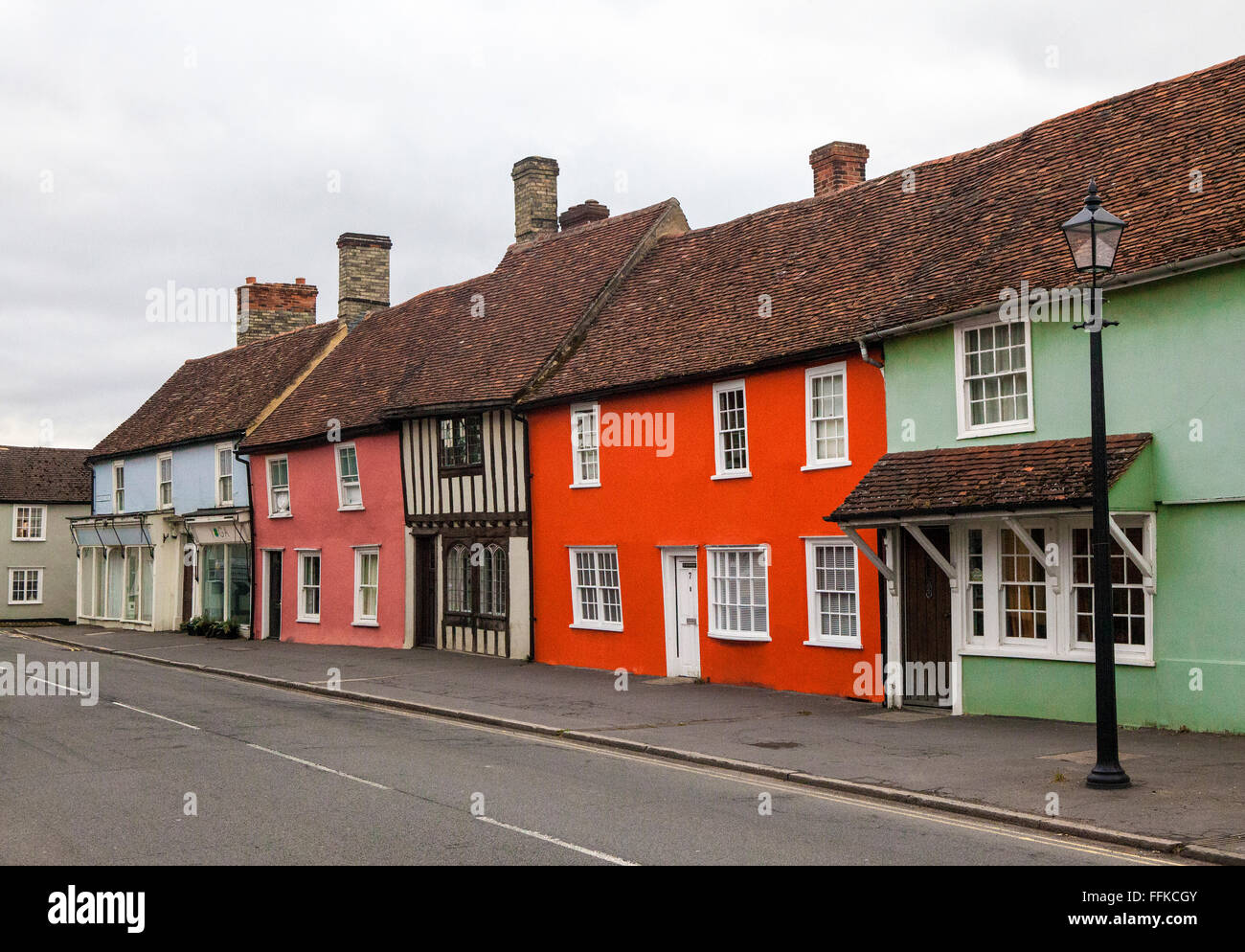 Cottages, Newbiggen Street,Thaxted, Essex, England, United Kingdom