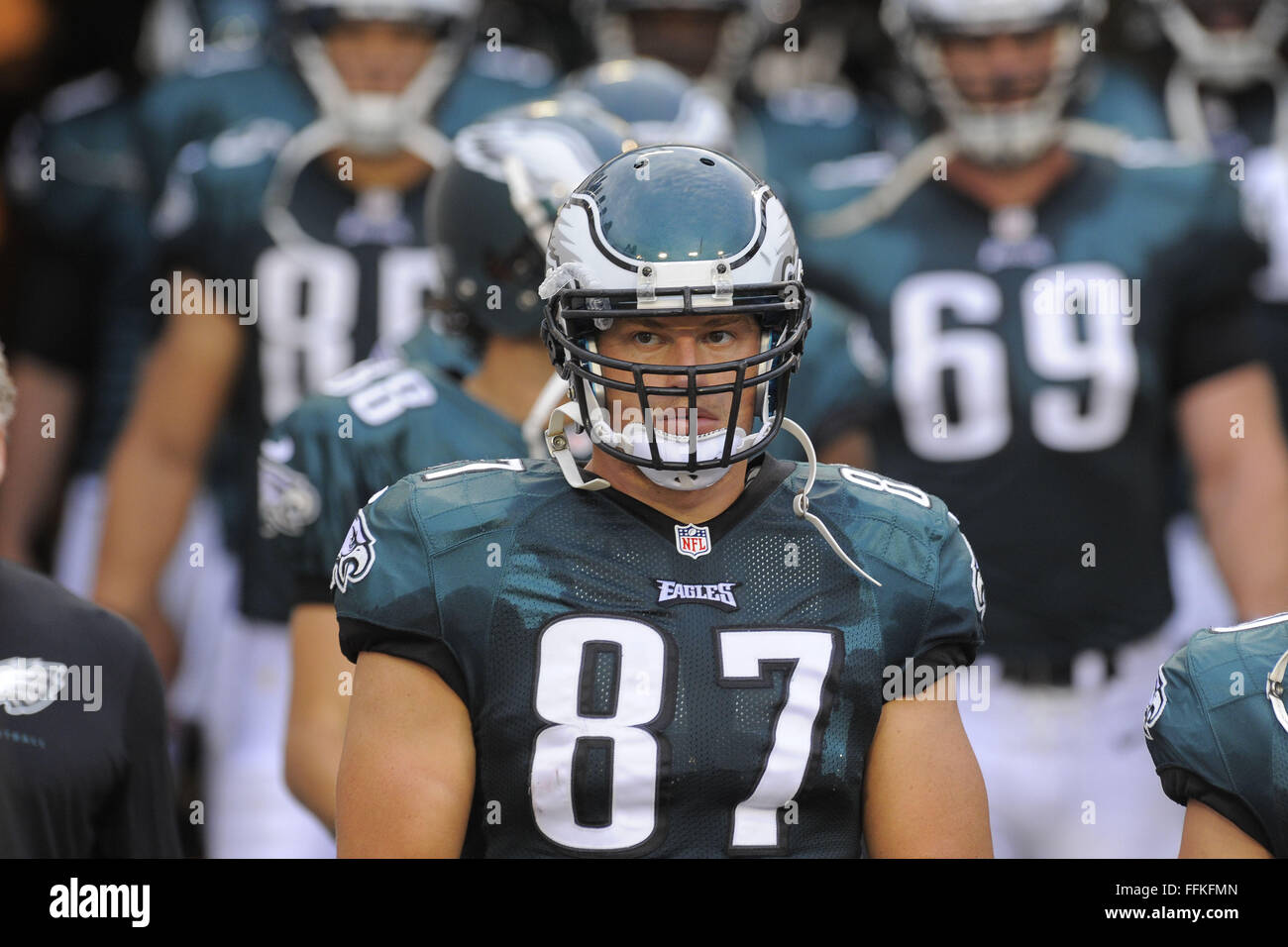 Jacksonville, FL, USA. 24th Aug, 2013. Philadelphia Eagles defensive end Brandon  Graham (55) during a preseason NFL game against the Jacksonville Jaguars at  EverBank Field on Aug. 24, 2013 in Jacksonville, Florida.