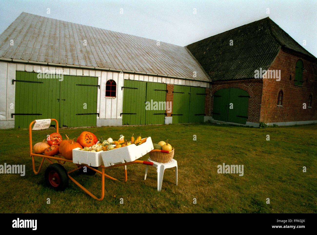 Vegetable for sale at a farm Bornholm Denmark Stock Photo Alamy