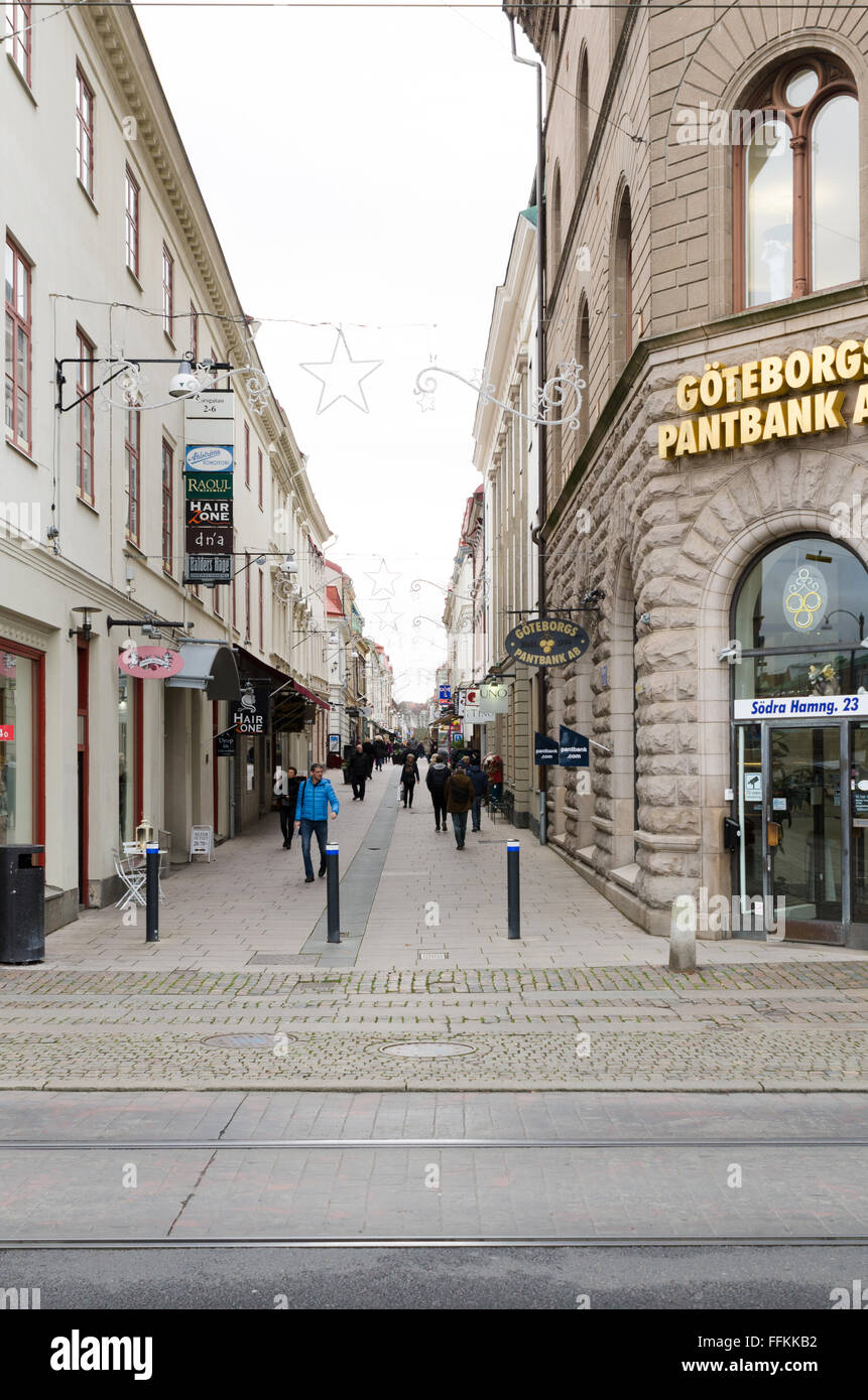 Pantbanken i Göteborg på en av stadens centrala gator Stock Photo