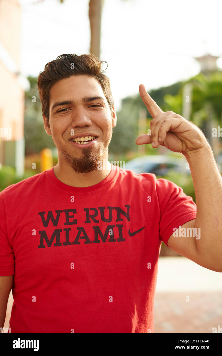 Hispanic man goatee smiling hi-res stock photography and images 