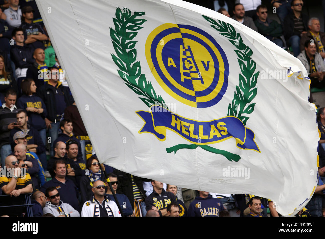 Fanion Hellas Verona - Drapeau De Supporter Football Italien
