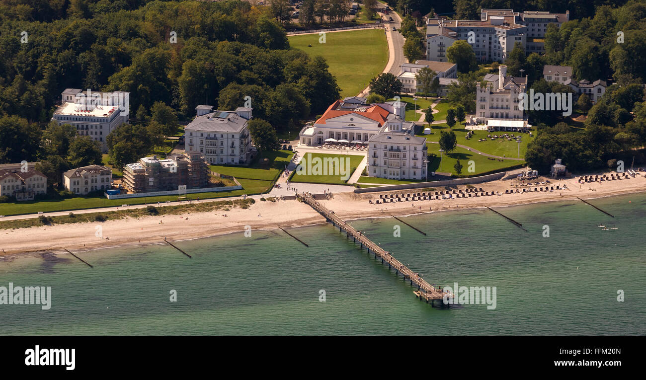 Aerial View Grand Hotel Heiligendamm The Oldest German Seaside Stock Photo Alamy