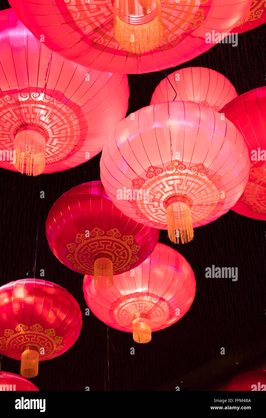 Traditional Chinese lanterns Stock Photo