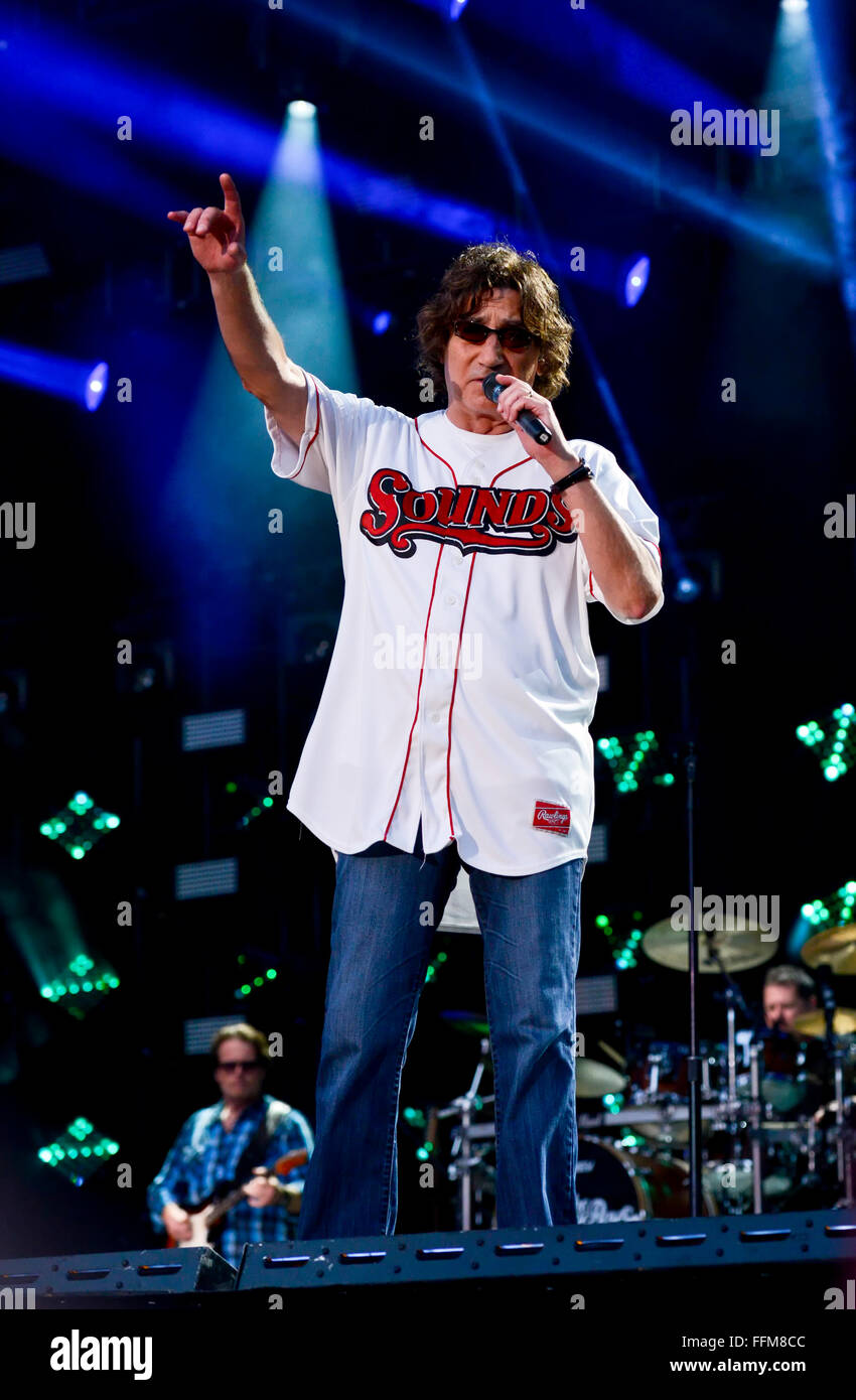 'Richard Sterban' of The Oak Ridge Boys Performing at the CMA Music Festival in Nashville Tennessee Stock Photo