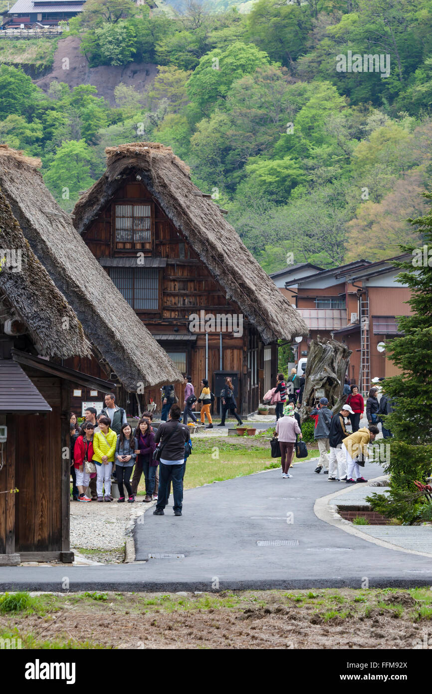 Traditional and Historical Japanese village Ogimachi Shirakawago