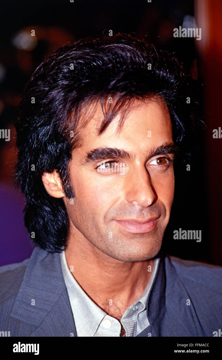 Copperfield, David, * 16.9.1956, American conjurer, portrait, during a press conference, Munich, 10.9.1993, Stock Photo