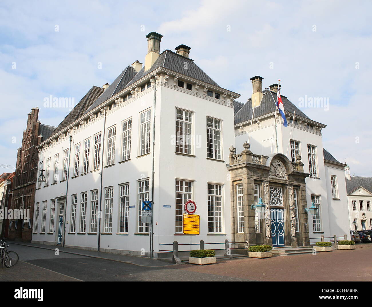 Former City Hall in the old city of Zutphen, Gelderland (Guelders province), The Netherlands Stock Photo
