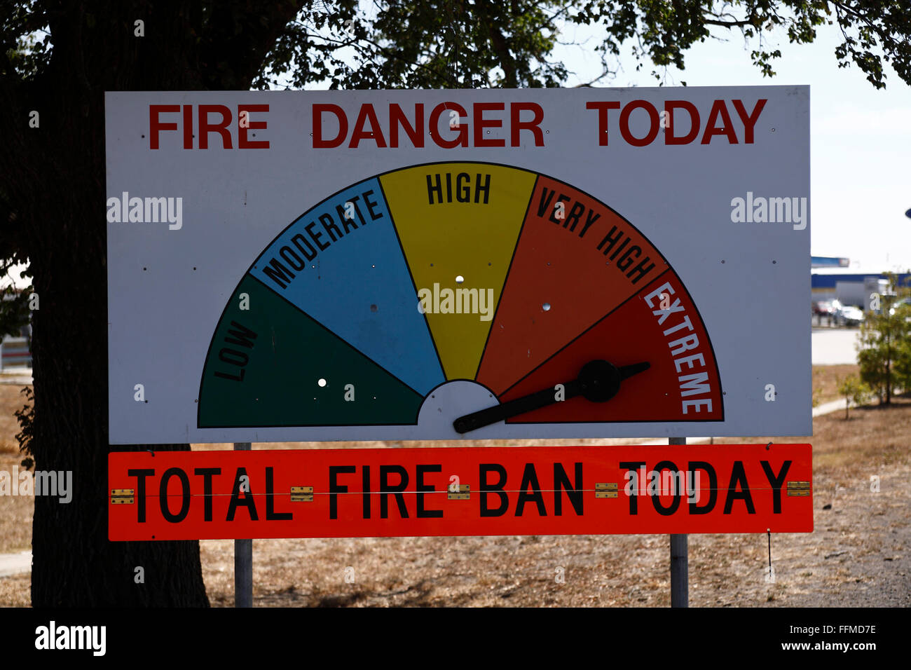 Fire warning sign australia hires stock photography and images Alamy