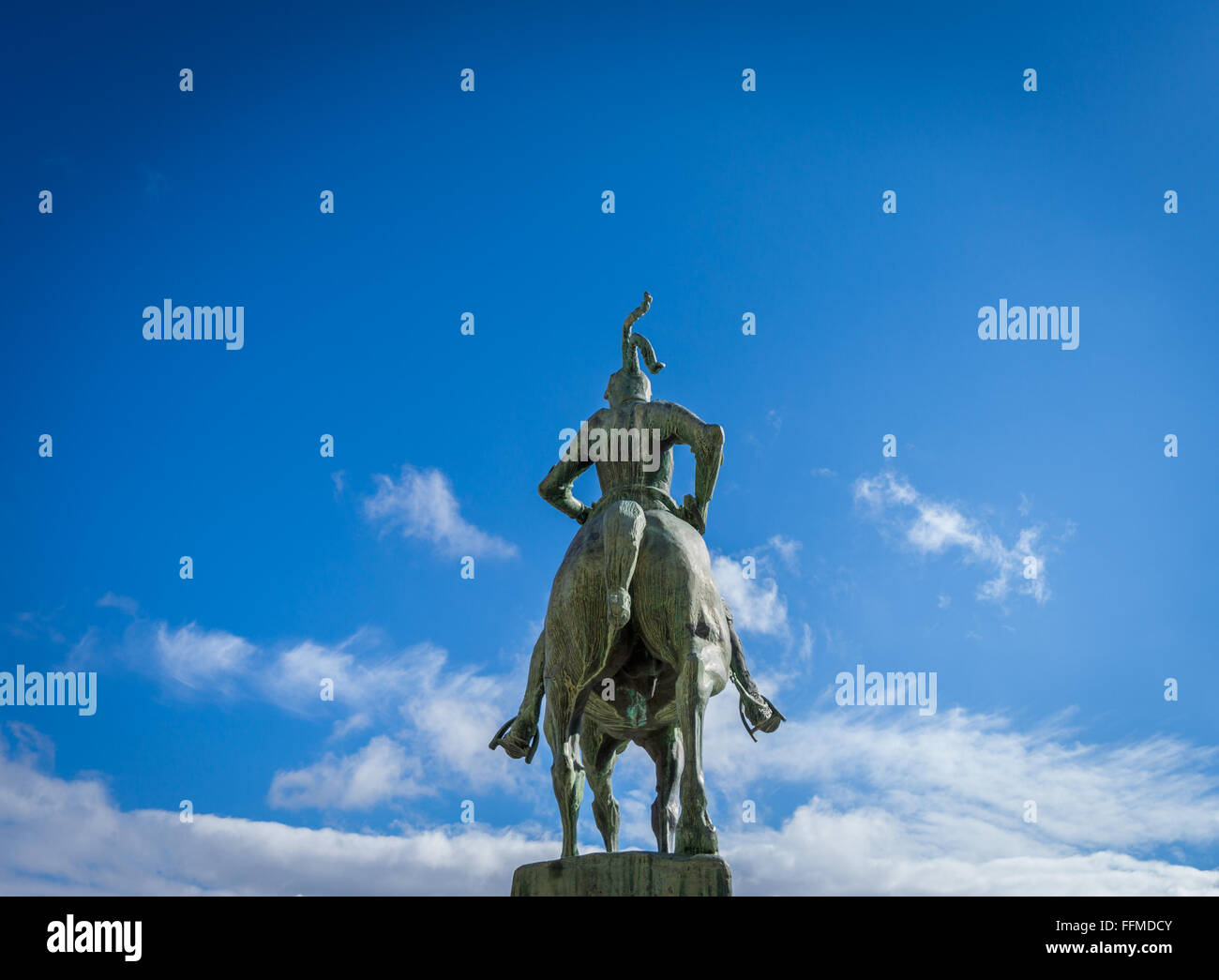 Francisco Pizarro statue in Trujillo, Caceres Stock Photo Alamy