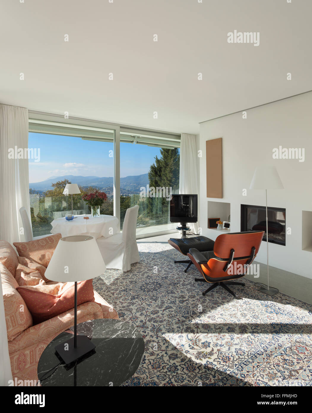 Interior of a modern house, beautiful sitting room Stock Photo - Alamy