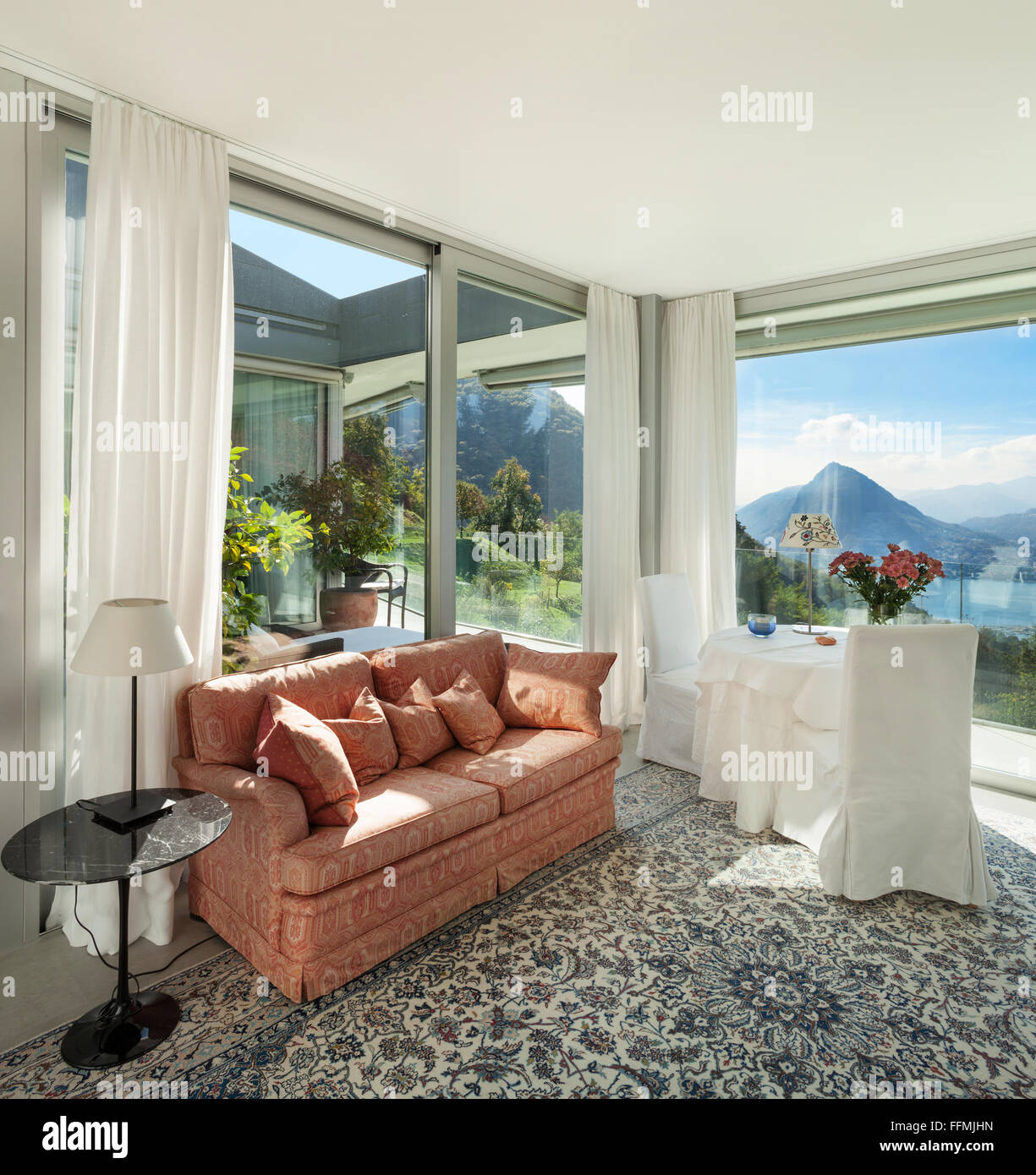 Interior of a modern house, beautiful sitting room Stock Photo - Alamy