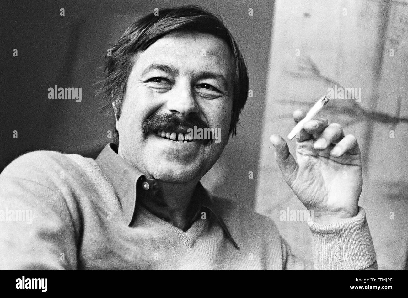 Grass, Günter, 16.10.1927 - 13.4.2015, German author / writer, portrait, 5.9.1970, Stock Photo