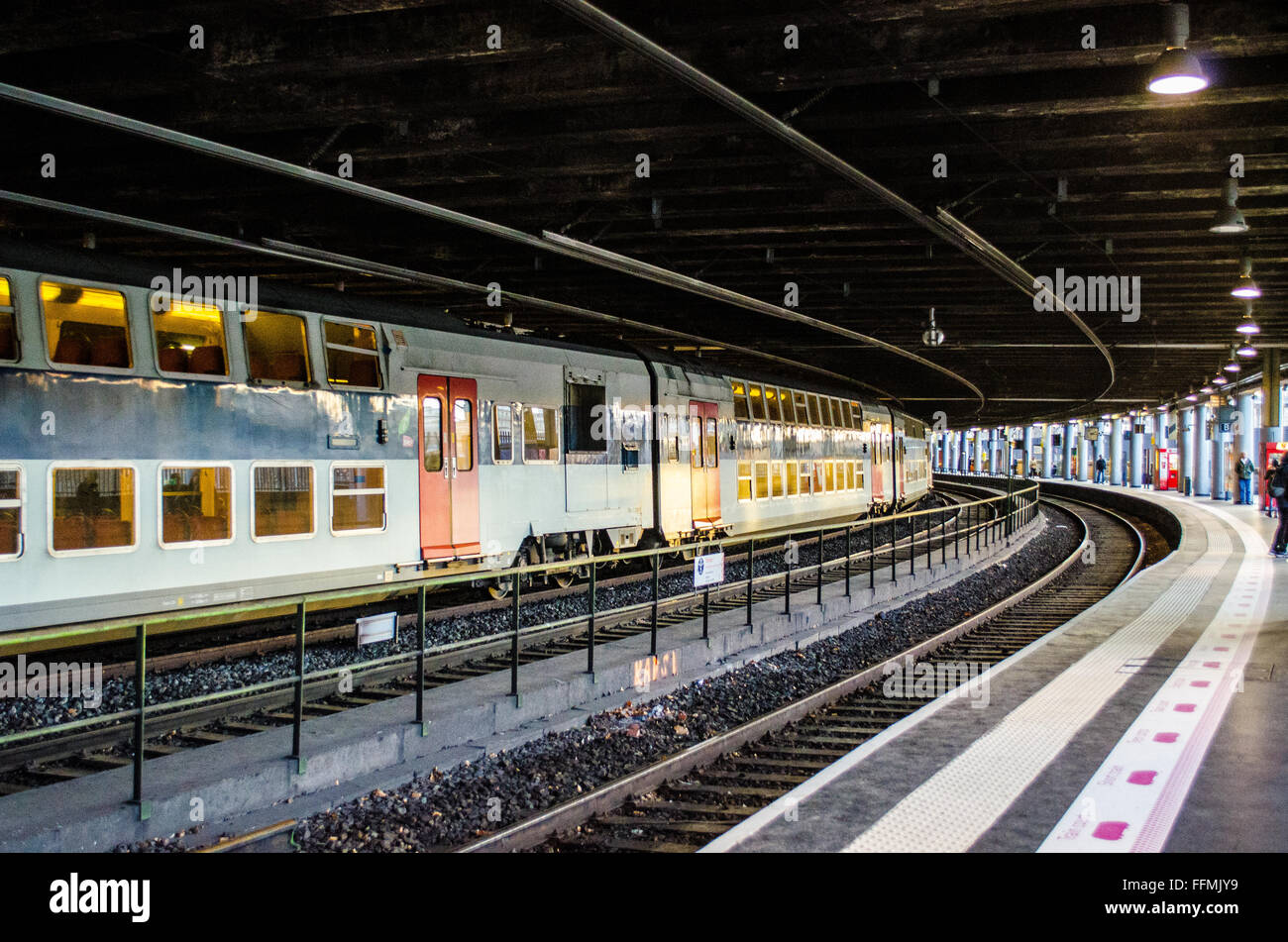 RER train, Paris, France. Stock Photo