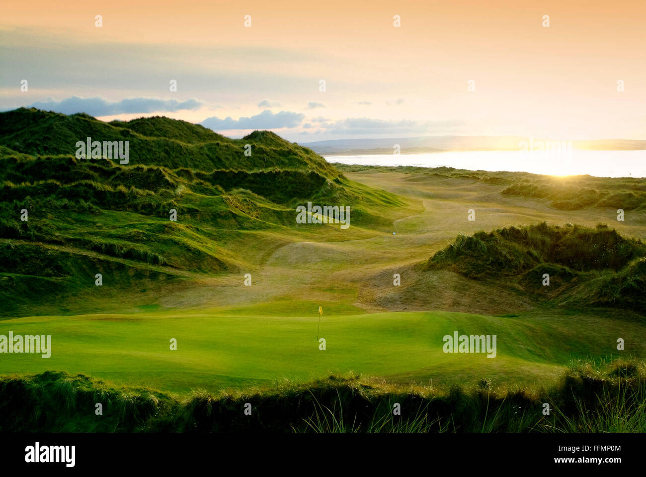 Co. Sligo Enniscrone Golf club Ireland Stock Photo